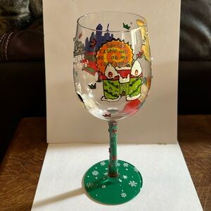 Lolita “CHRISTMAS PRINCESS” wine glass